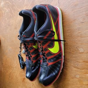 Nike Zoom Rival D Black & Red Track & Field Spike Shoes 10